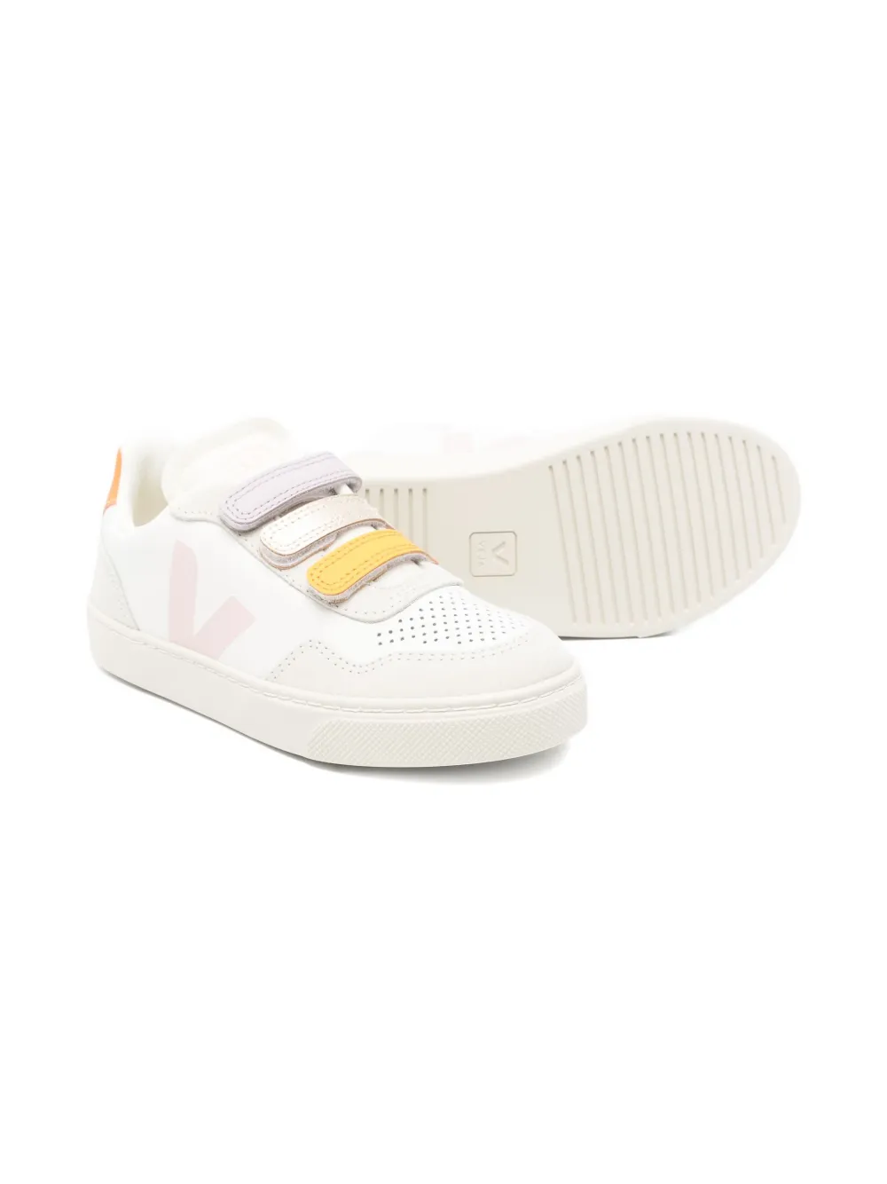 VEJA Kids leather sneakers White