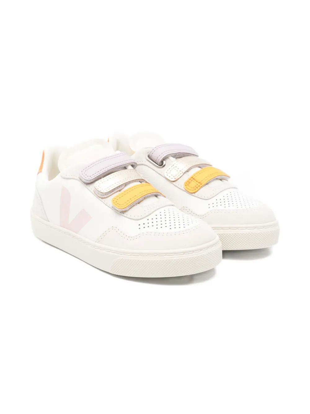 VEJA Kids leather sneakers White