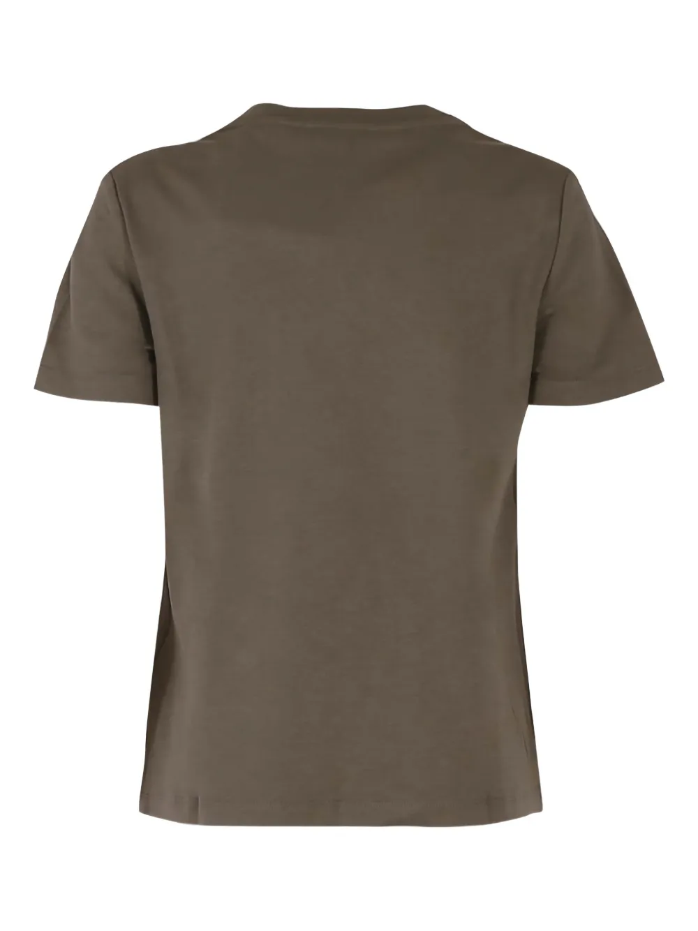 'S Max Mara Katoenen T-shirt met geborduurde zak Grijs
