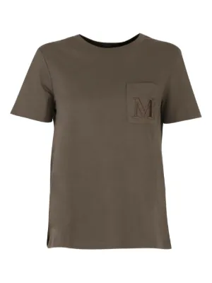 関税込【S Max Mara】RENO コットンジャージーTシャツ 国内即発】Max Mara ELMO コットン ジャージー Tシャツ (Max
