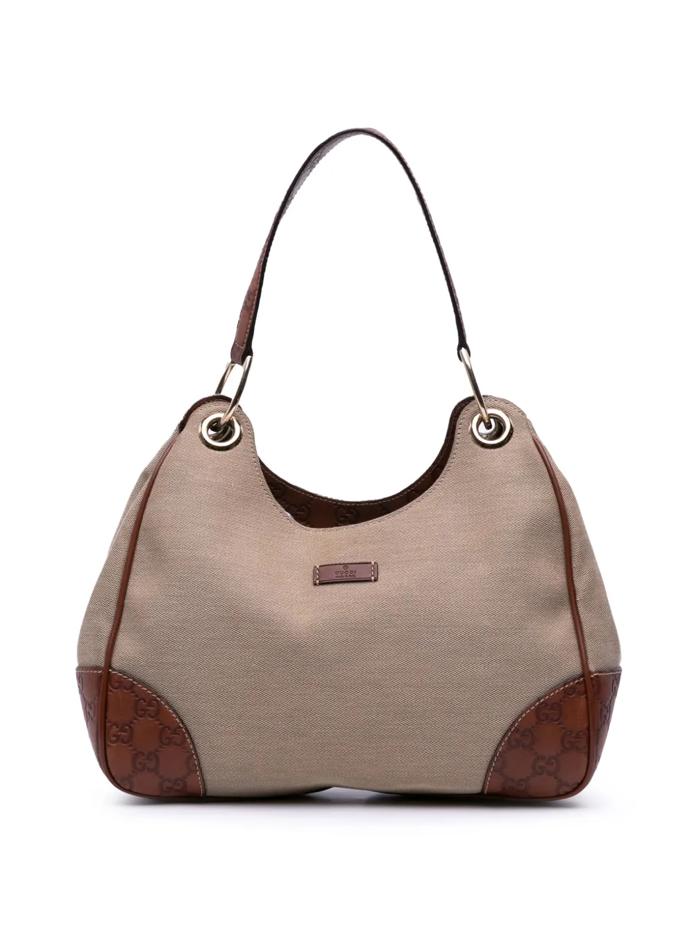 Gucci Pre-Owned 2016-2025 Guccissima Trimmed Canvas Colbert shoulder Gucci Pre-Owned 2016-2025 Guccissima Trimmed Canvas Colbert shoulder