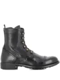 Officine Creative lace-up brogue boots - Black