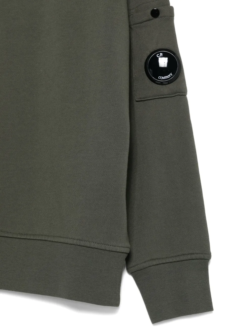 C.P. Company Kids Sweater met Lens-zak Groen