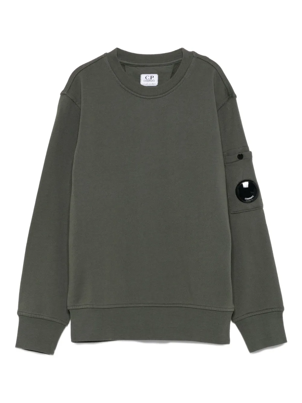 C.P. Company Kids Sweater met Lens-zak Groen