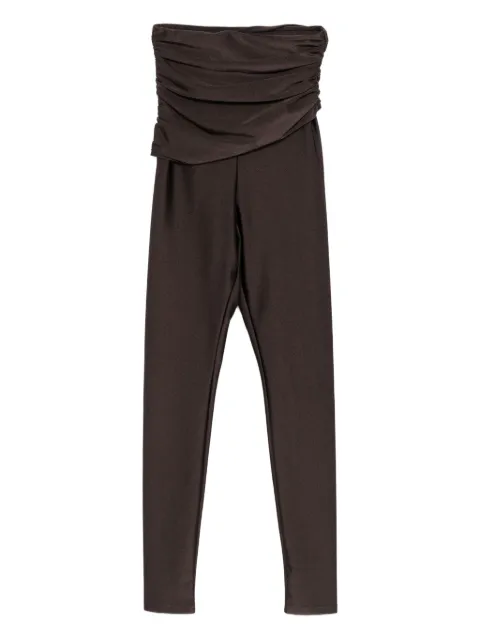 THE ANDAMANE Vicki draped-waist leggings