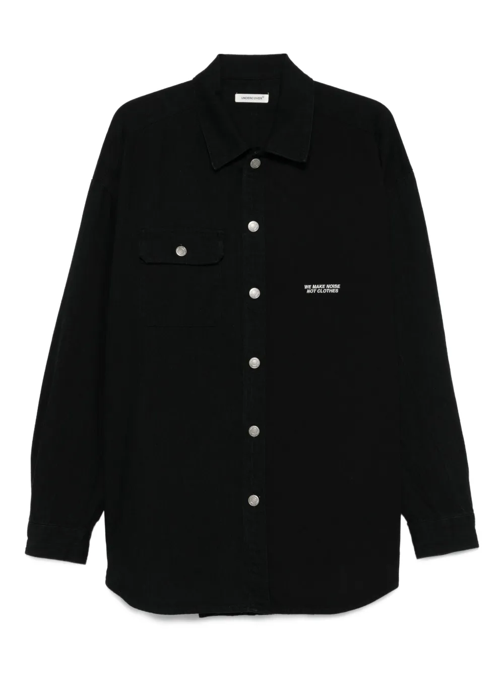 Undercover button-fastening shirt Zwart