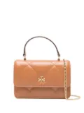 Tory Burch mini Kira diamond-quilted tote bag - Brown