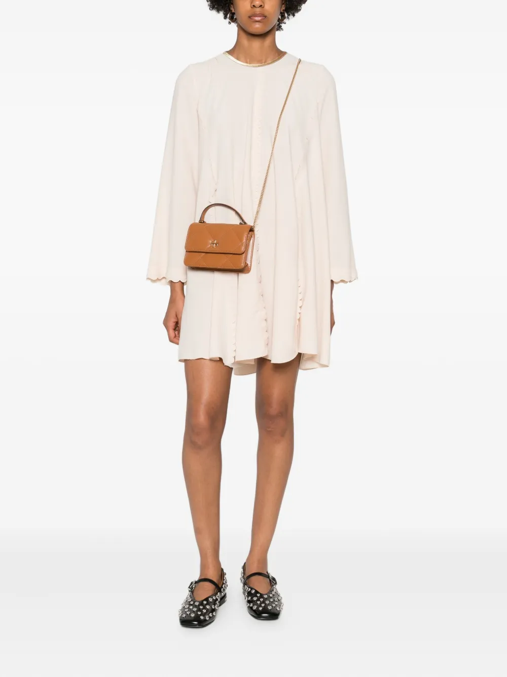Tory Burch mini Kira diamond-quilted tote bag - Bruin