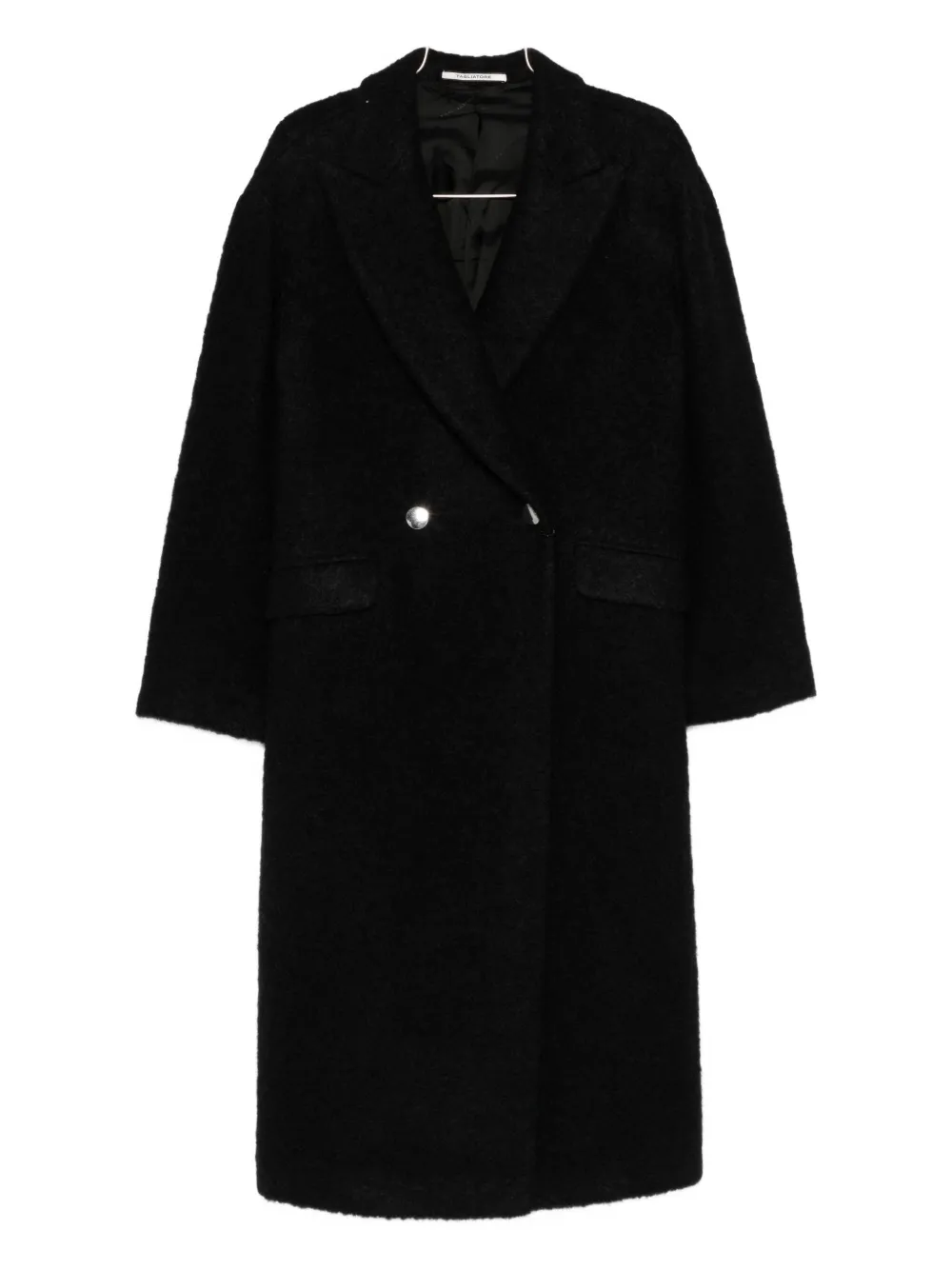 Tagliatore Lindena double-breasted coat | Black | Image 1