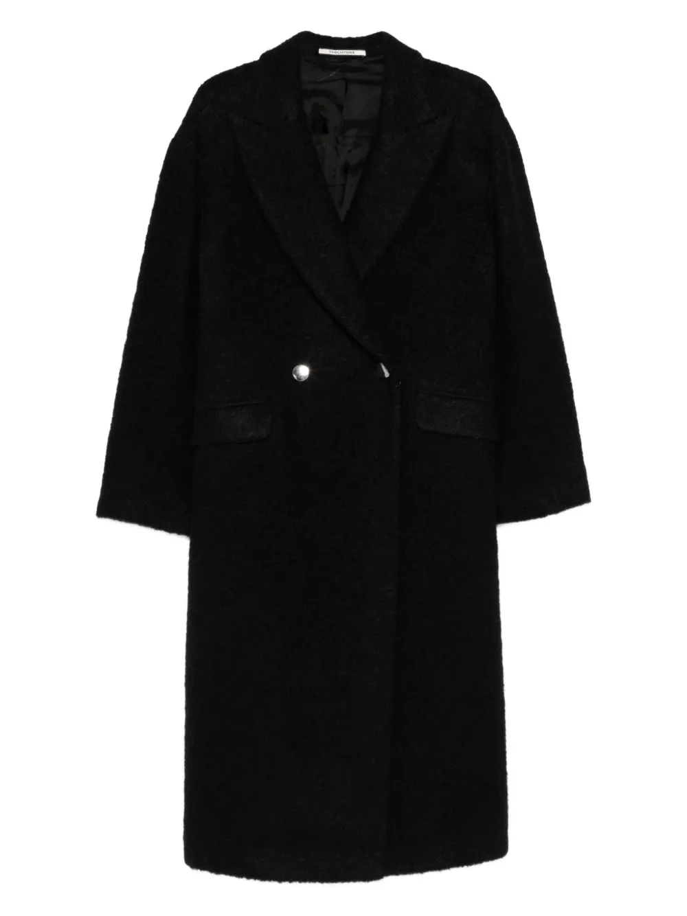 Tagliatore Lindena double-breasted coat | Black | Image 1