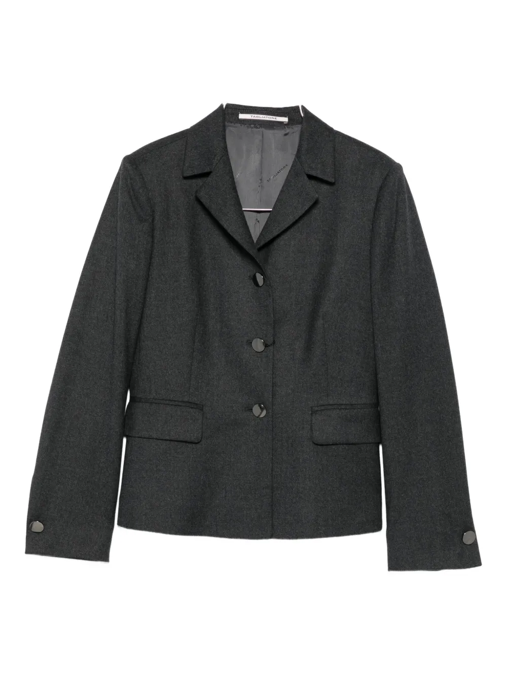 Tagliatore Single-breasted Blazer In Black