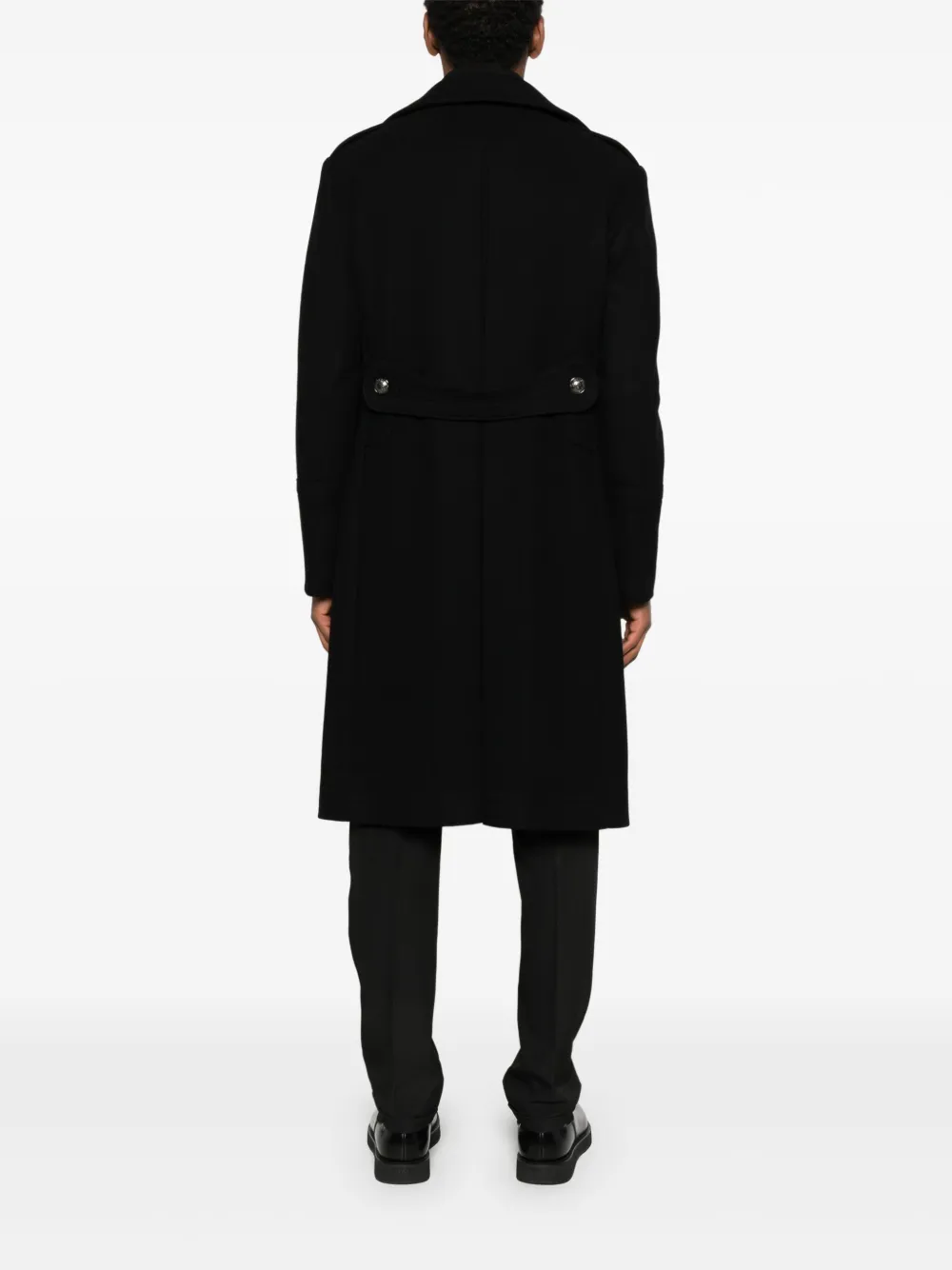 Tagliatore Jas met dubbele rij knopen Zwart