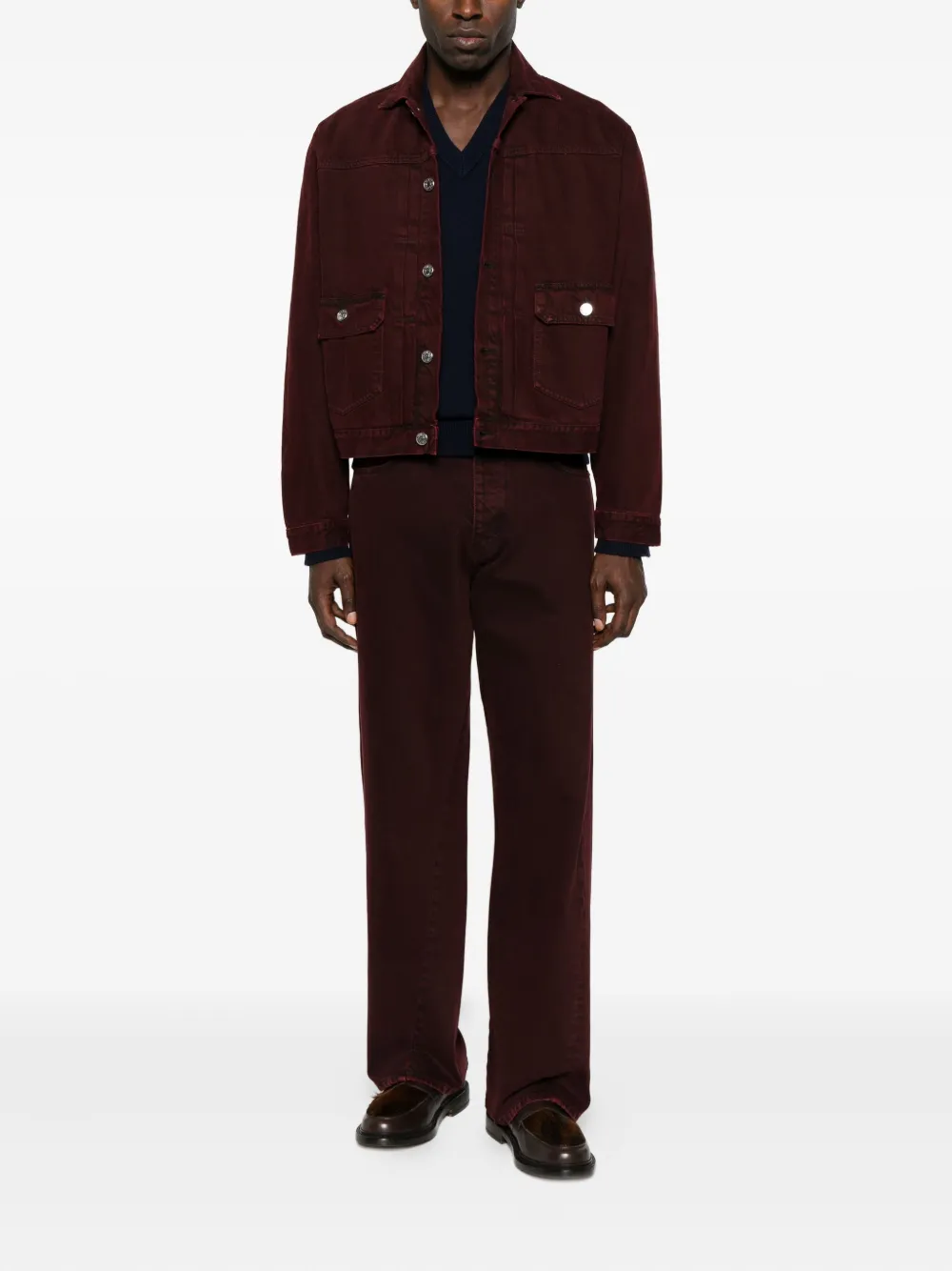 Sunflower Jeans met vlakken - Rood