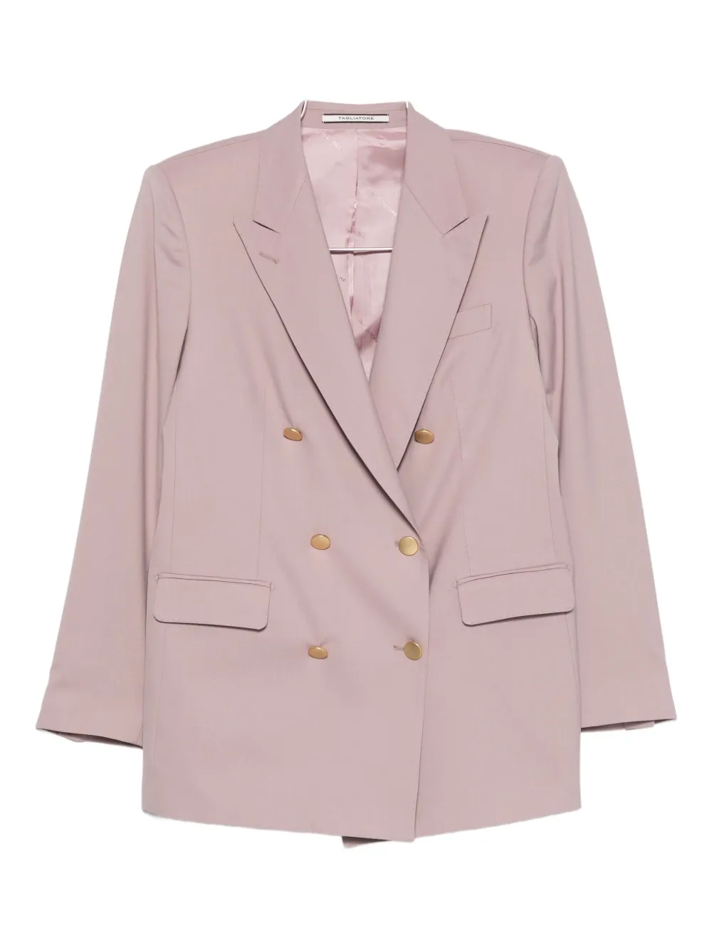 Tagliatore Jasmine Double-breasted Button Suit In Pink