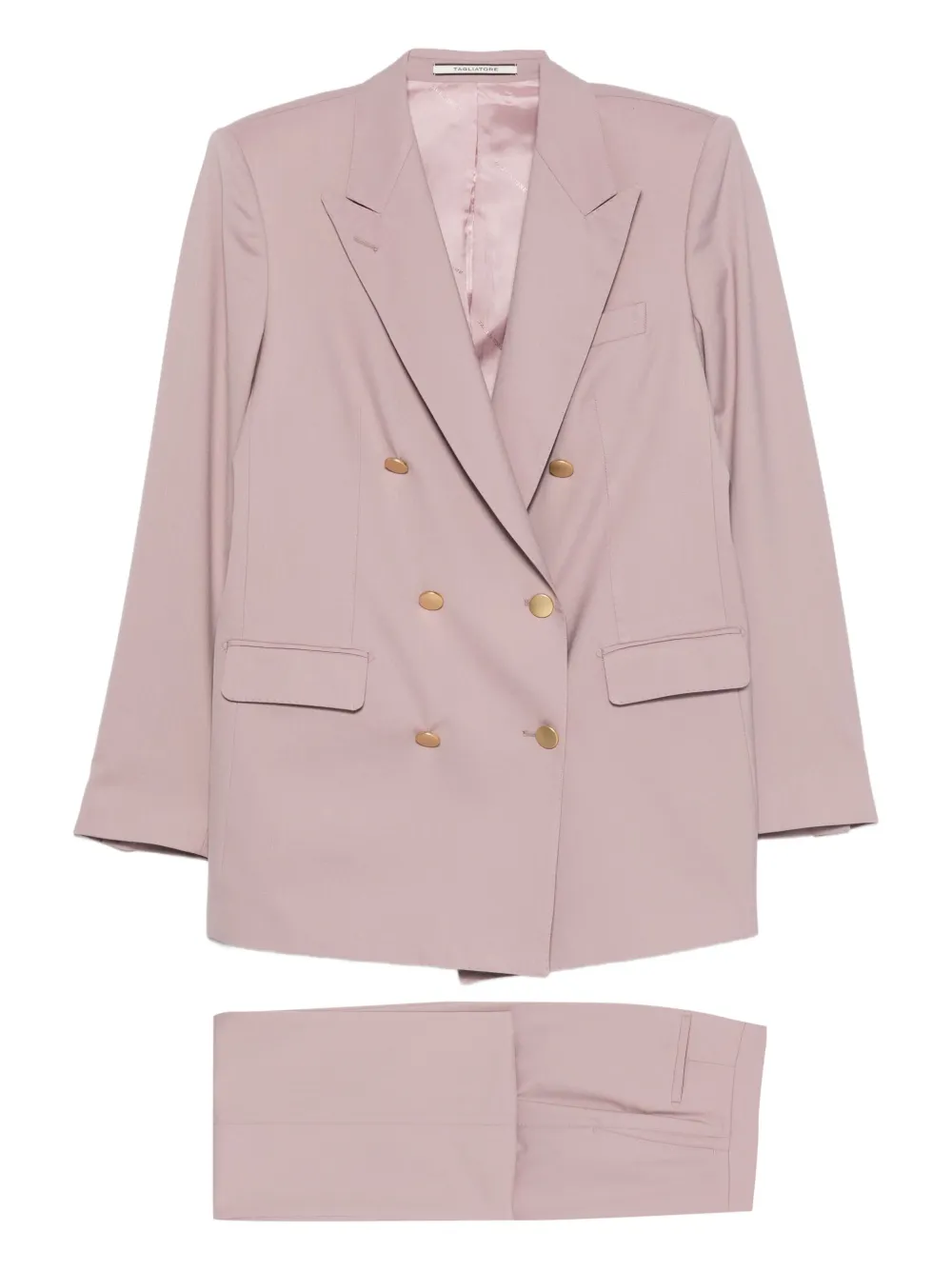Tagliatore Jasmine double-breasted button suit | Pink | Image 1