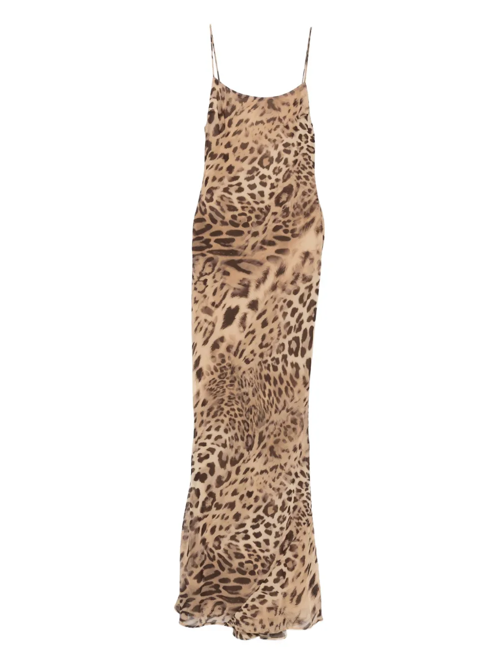 THE ANDAMANE Jurk met dierenprint Beige