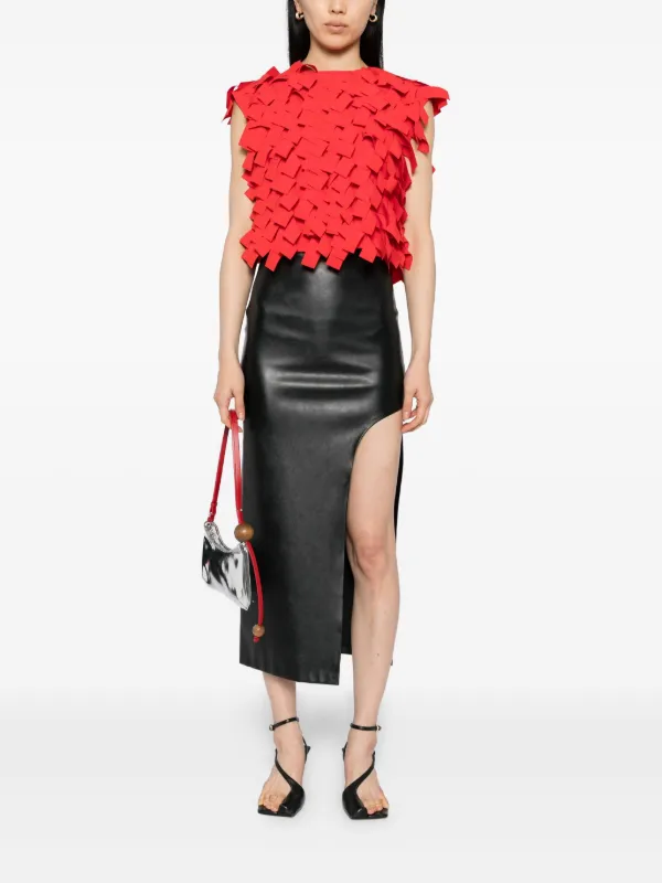 A.W.A.K.E. Mode スクエアディテール トップ | レッド | FARFETCH JP