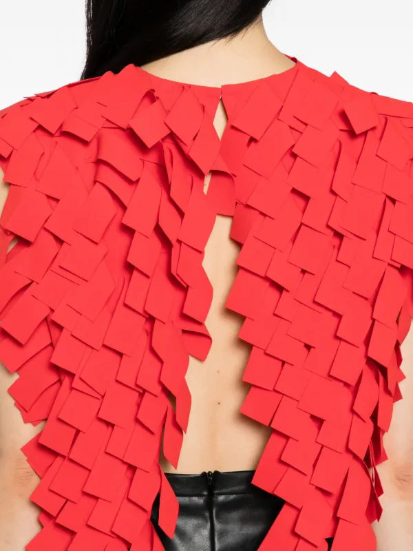 A.W.A.K.E. Mode スクエアディテール トップ | レッド | FARFETCH JP