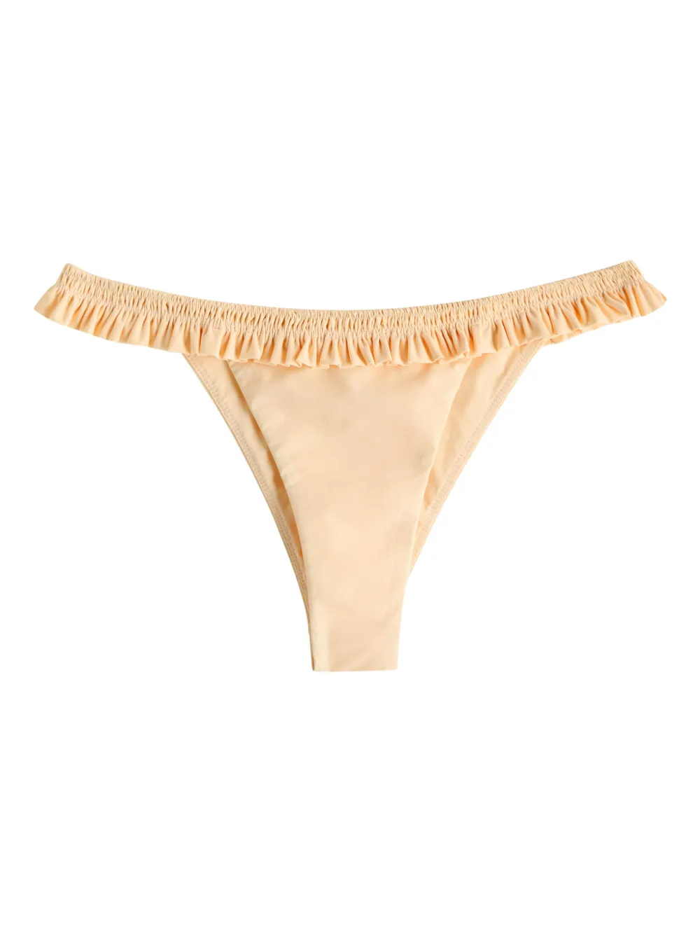Faithfull the Brand Esterel ruffled bikini bottoms - Toni neutri