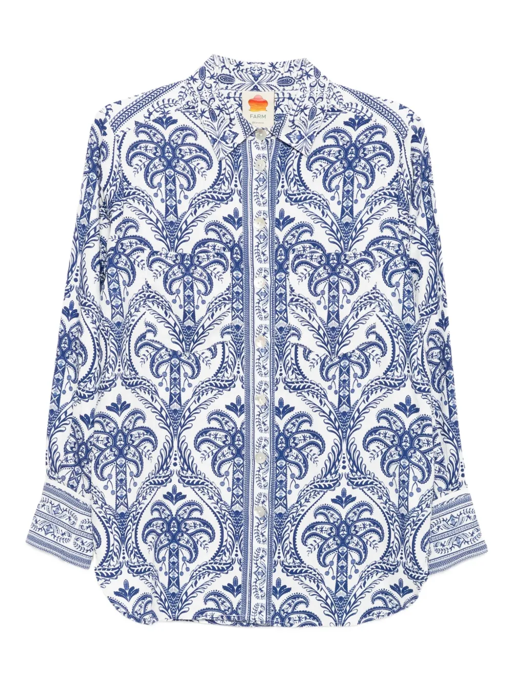 tropical blouse