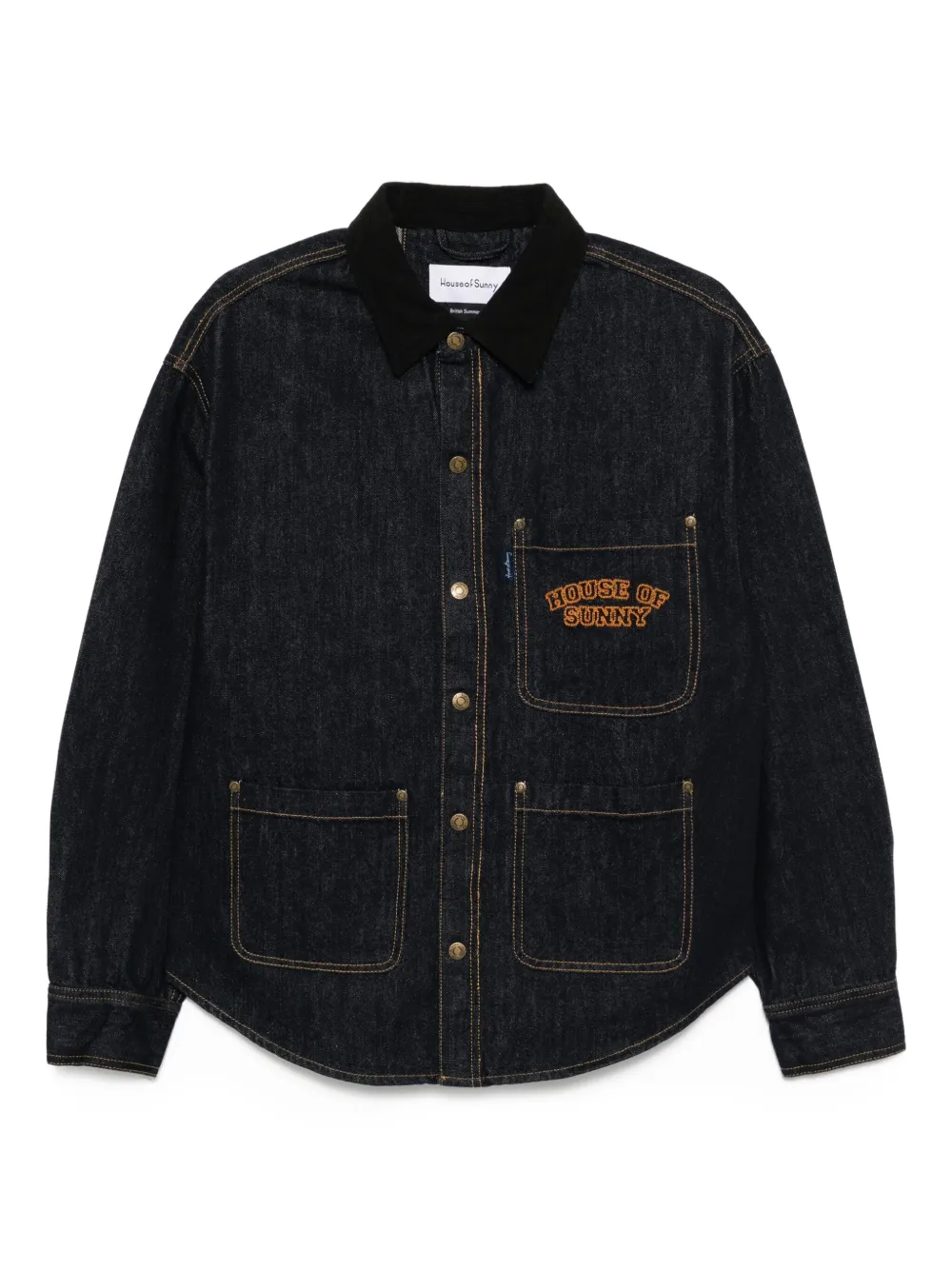 House of Sunny Giacca denim Chainstitch - Blu