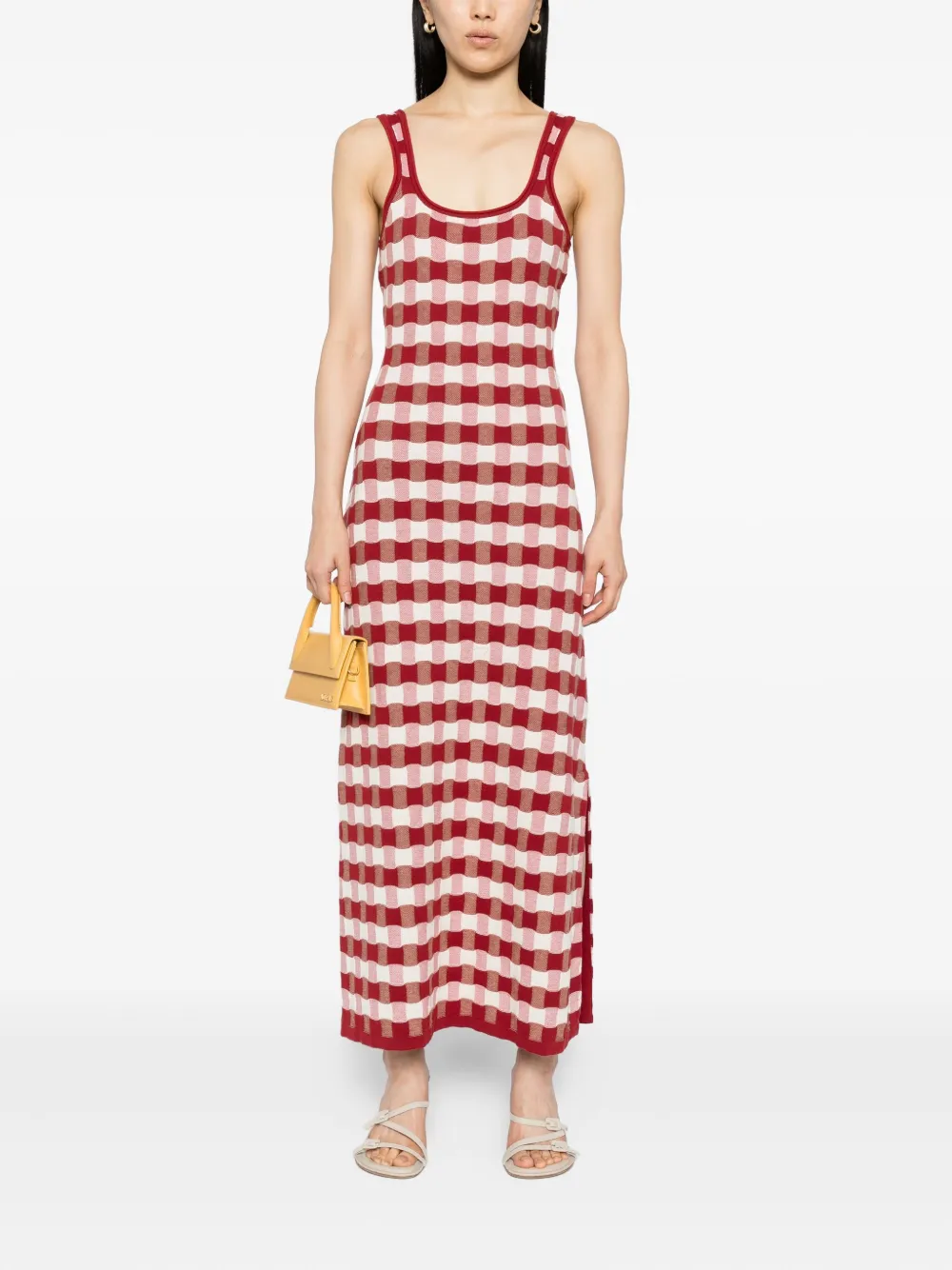 House of Sunny Picnic Hockney dress - Rood
