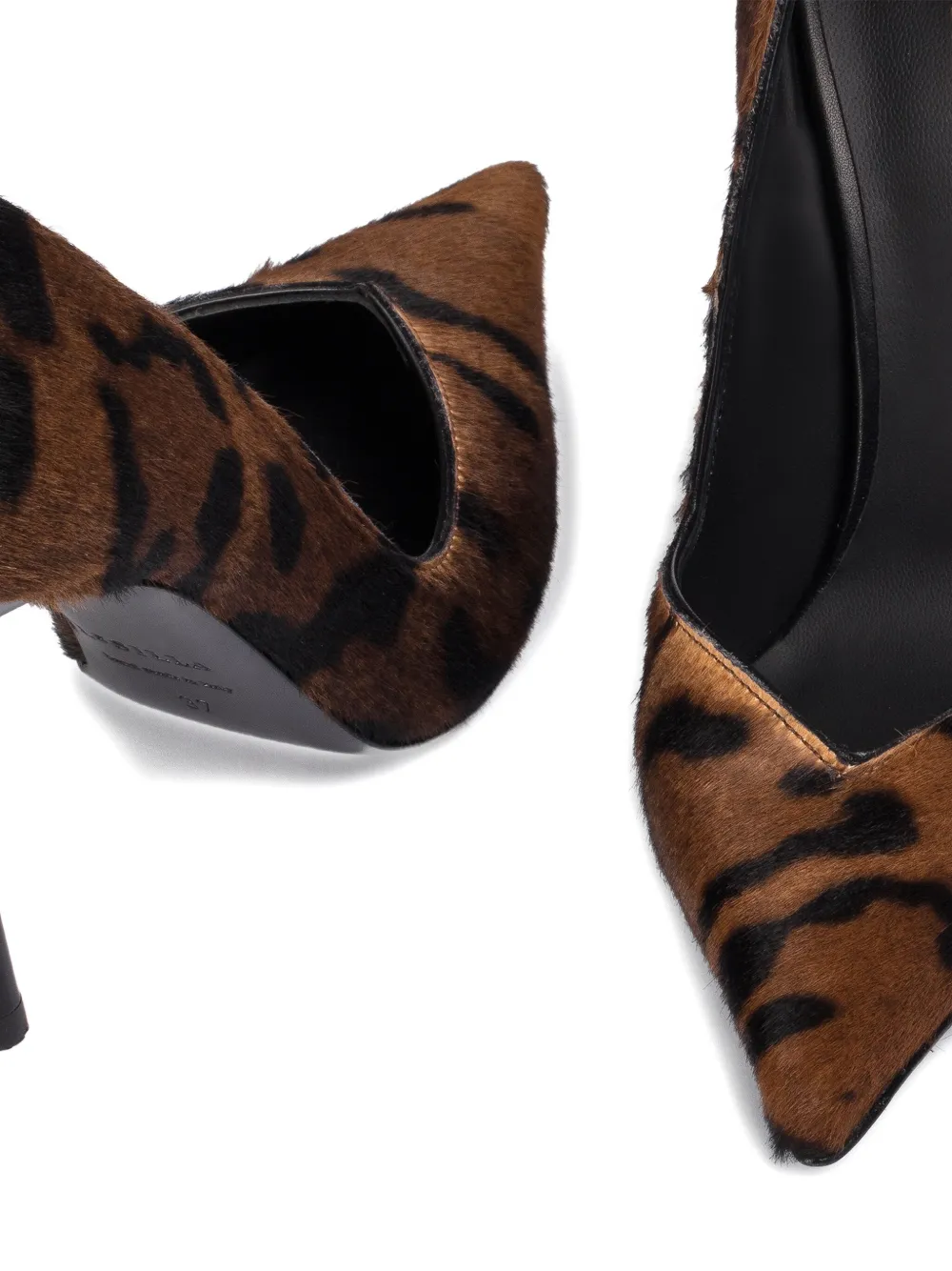 Le Silla 100mm Vivienne pumps Brown
