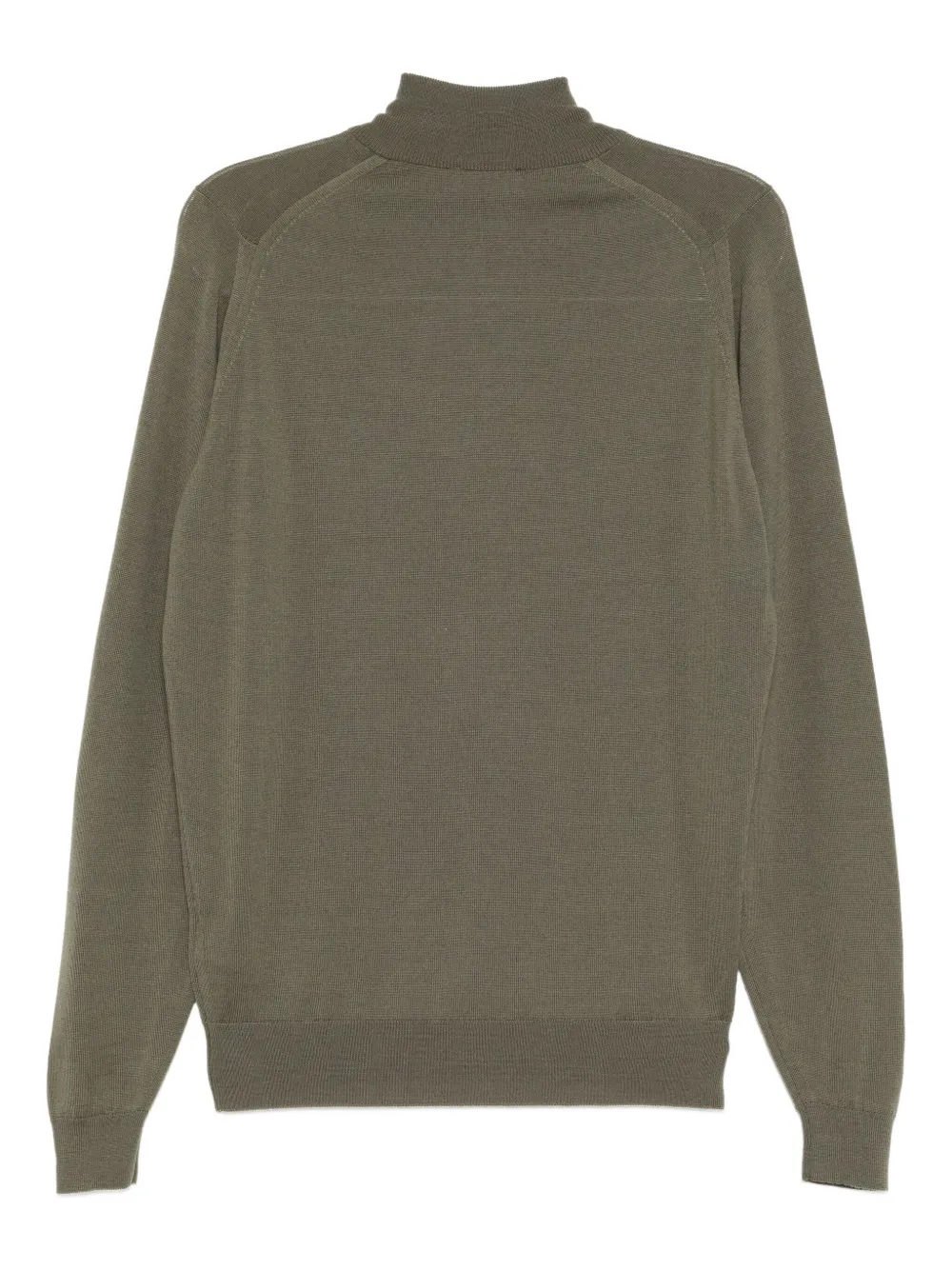 John Smedley Smed gebreide trui met rits - Groen