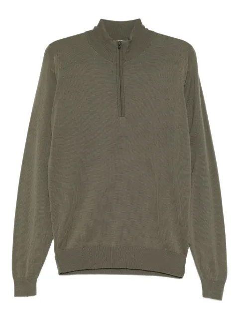 John Smedley smed knit zip jumper