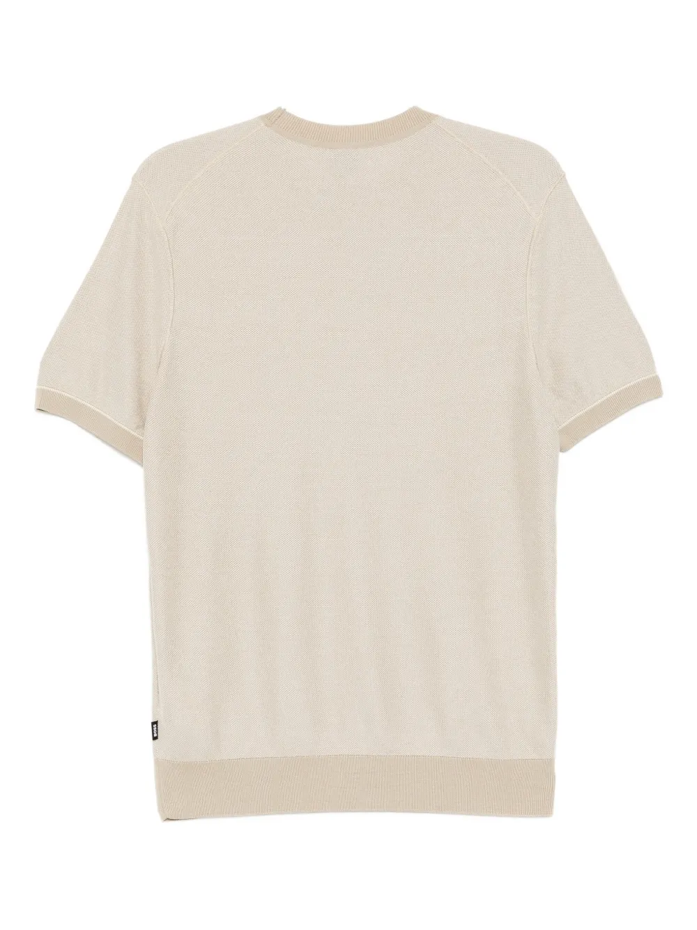 BOSS knitted T-shirt - Beige