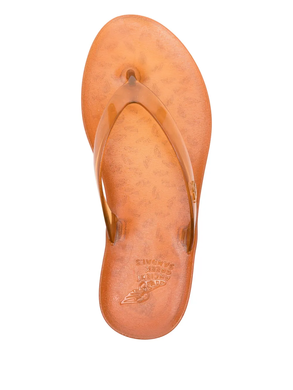 Ancient Greek Sandals JELLY FLIP FLOP Brown