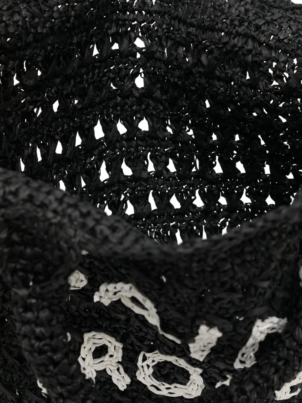 De Siena Shoes Jute Bag In Black