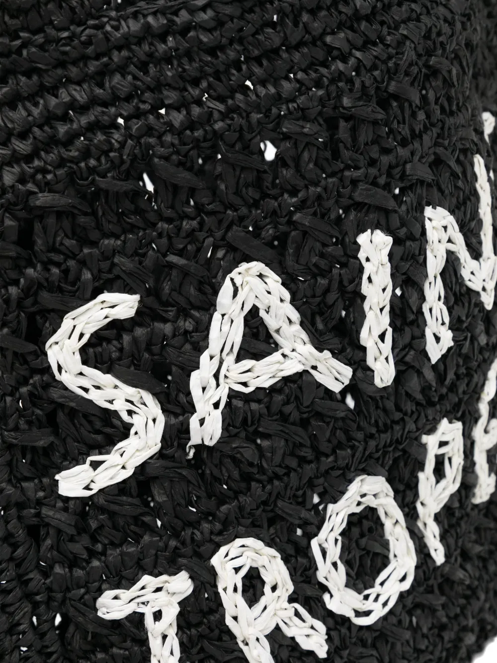 De Siena Shoes Jute Bag In Black