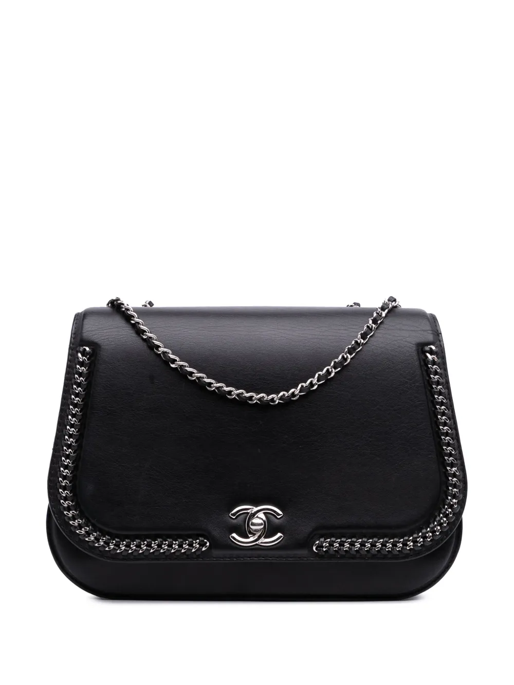 CHANEL Pre-Owned 2016-2017 Medium Calfskin Braided Chic Flap shoulder CHANEL Pre-Owned 2016-2017 Medium Calfskin Braided Chic Flap shoulder