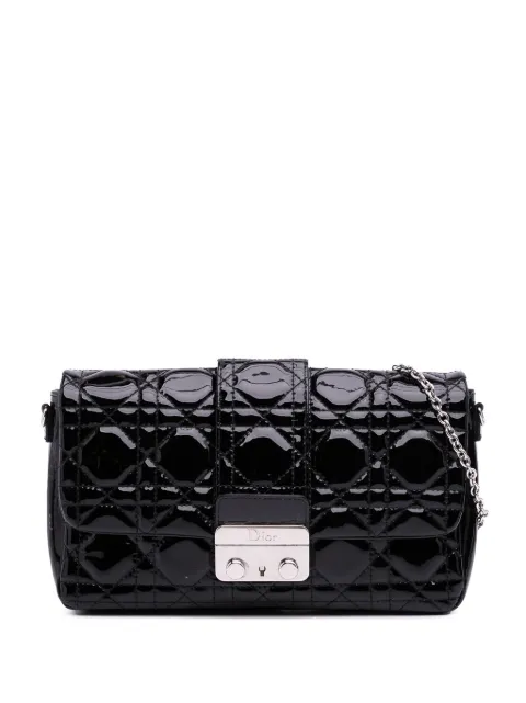 Christian Dior Pre-Owned 2011 Patent Cannage Miss Dior Promenade crossbody bag