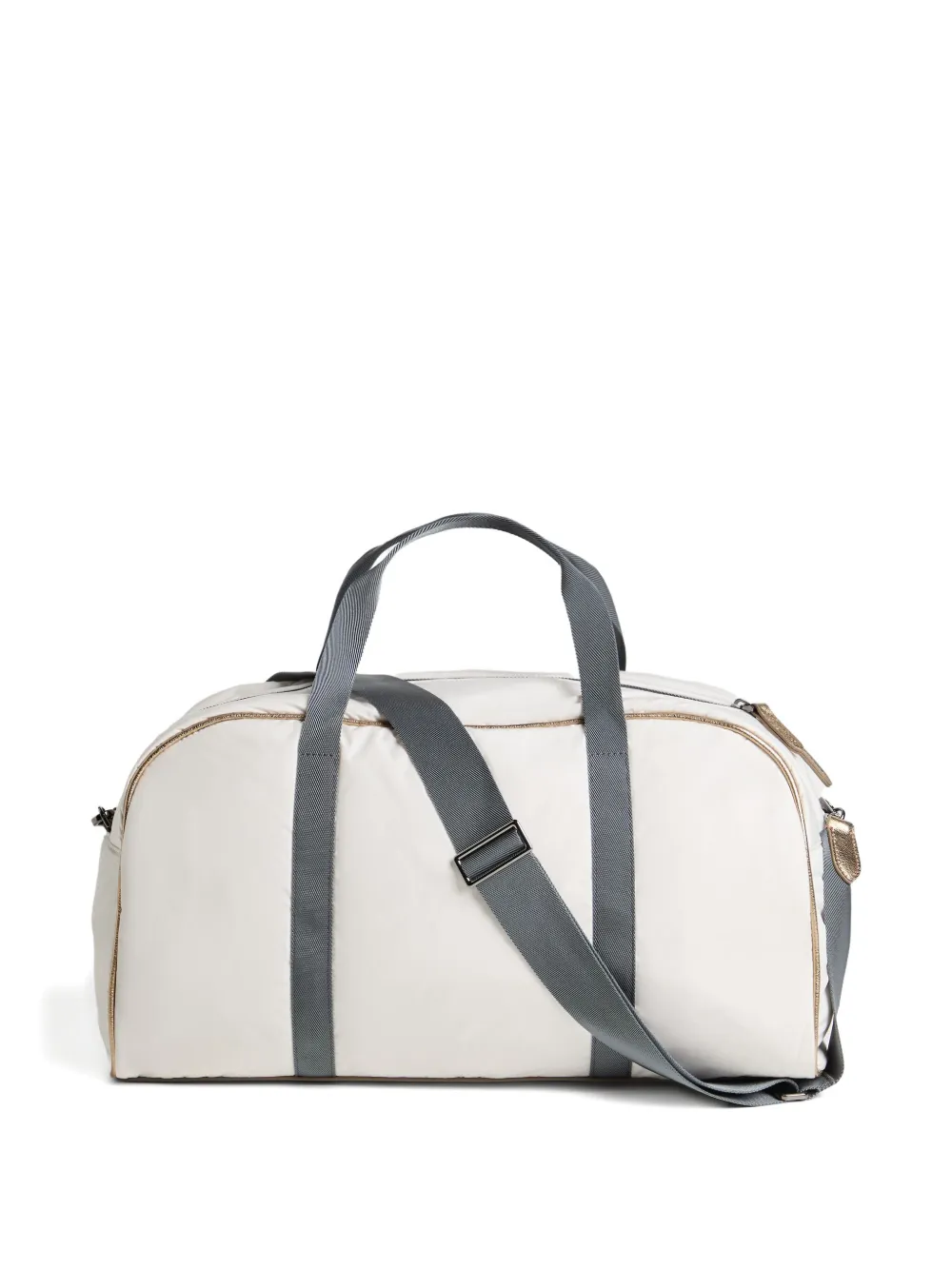 Brunello Cucinelli Kids embroidered duffle bag Wit