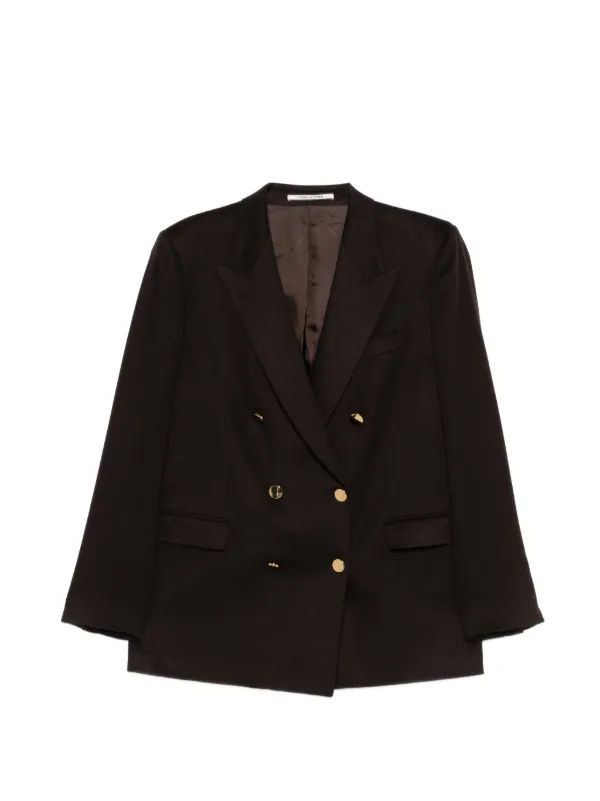 Tagliatore Jasmine Double-breasted Blazer in Brown