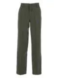 Semicouture logo-patch jeans - Green