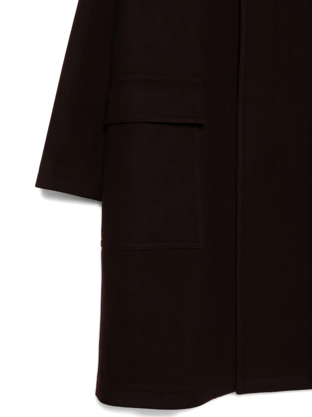 Tagliatore Single-breasted Coat In Brown