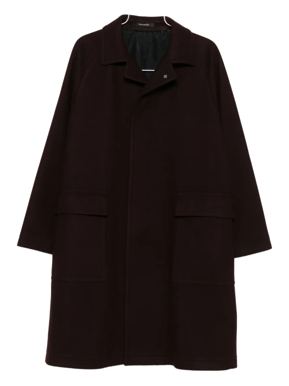 Tagliatore Single-breasted Coat In Brown