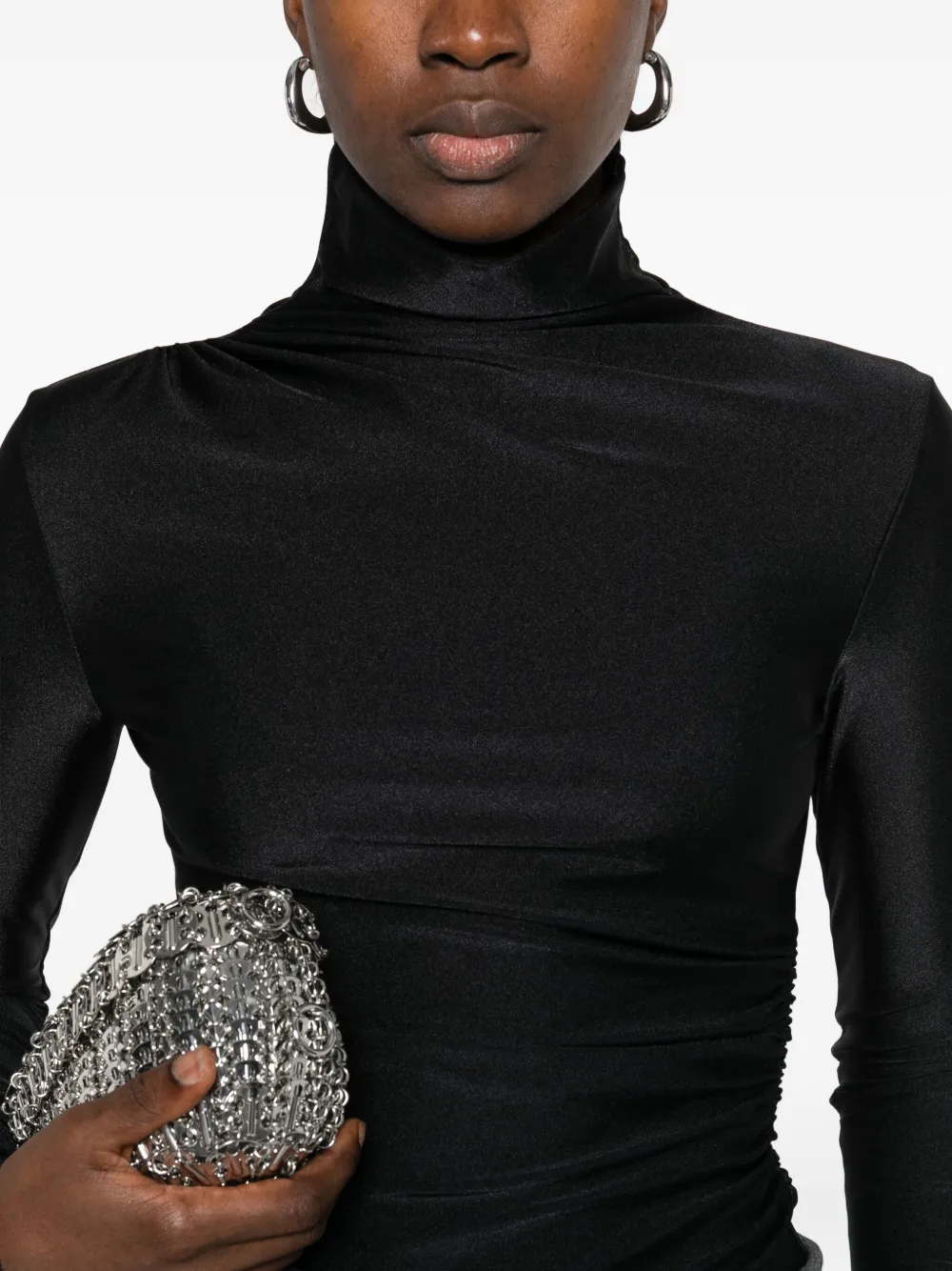 THE ANDAMANE Blouse met col Zwart