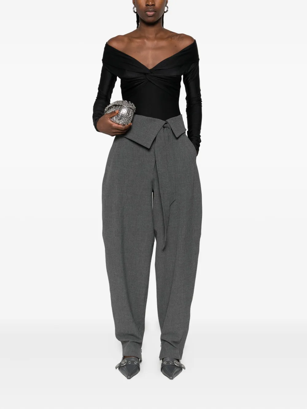 THE ANDAMANE Romper met lange mouwen Zwart