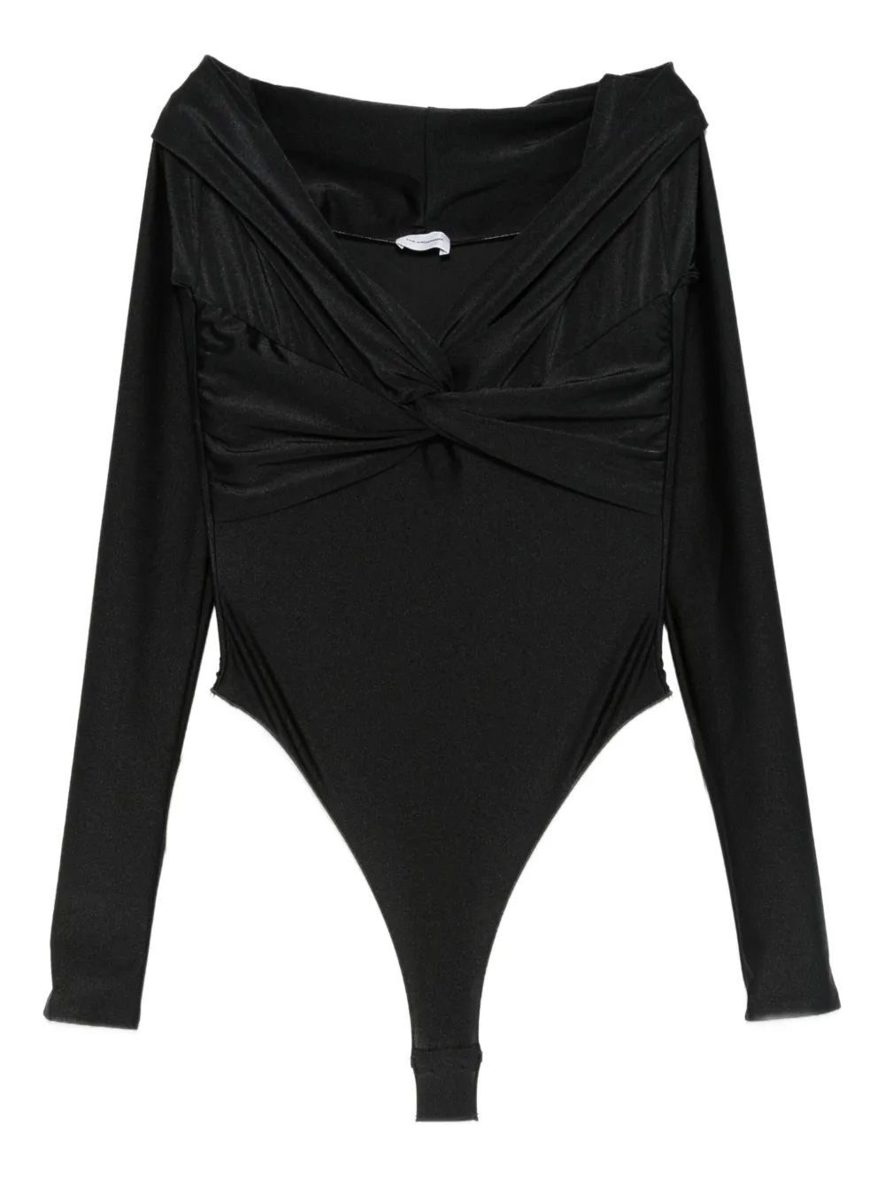 THE ANDAMANE long sleeve bodysuit | Black | Image 1