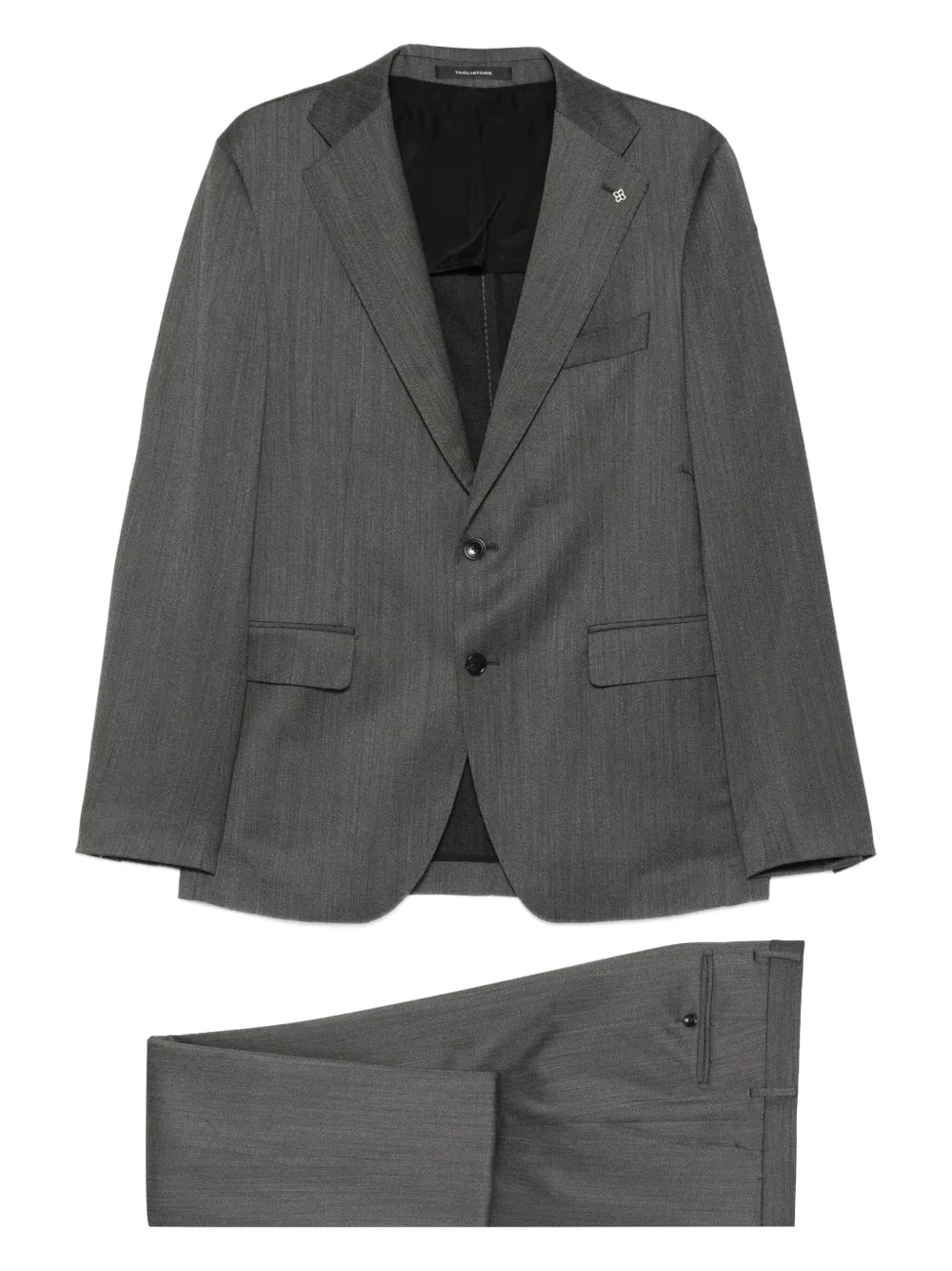 Tagliatore single-breasted suit Grijs