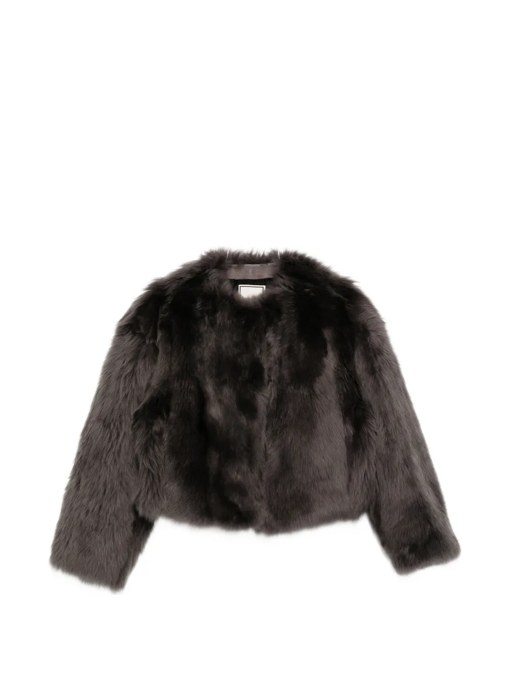 Tagliatore long-sleeve shearling jacket - Grigio