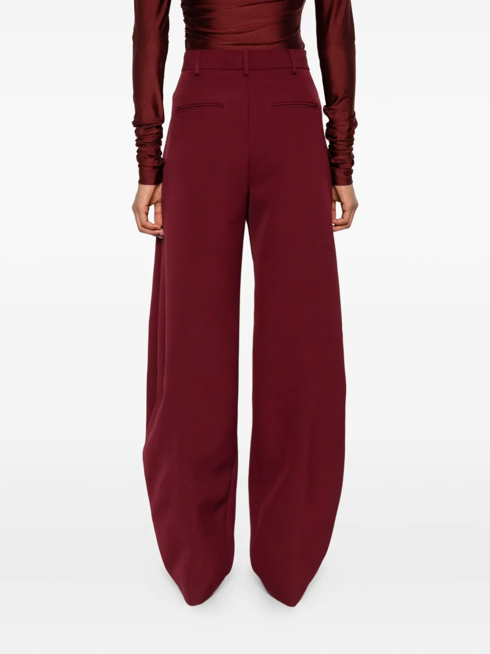 THE ANDAMANE Cropped broek Rood