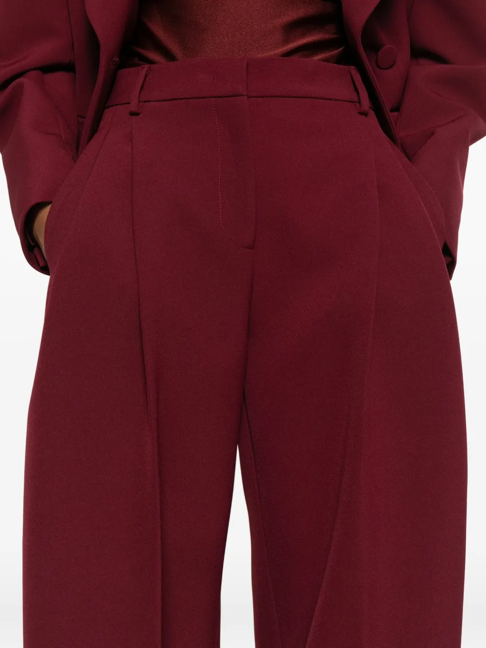 THE ANDAMANE Cropped broek Rood