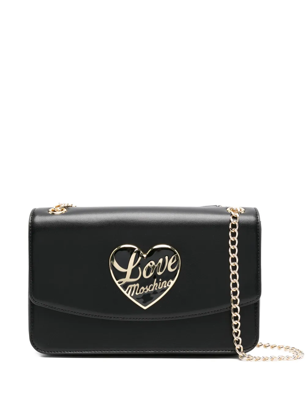 Love Moschino Crossbodytas met hartplakkaat Zwart