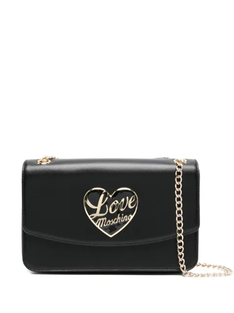 Love Moschino heart-plaque cross body bag