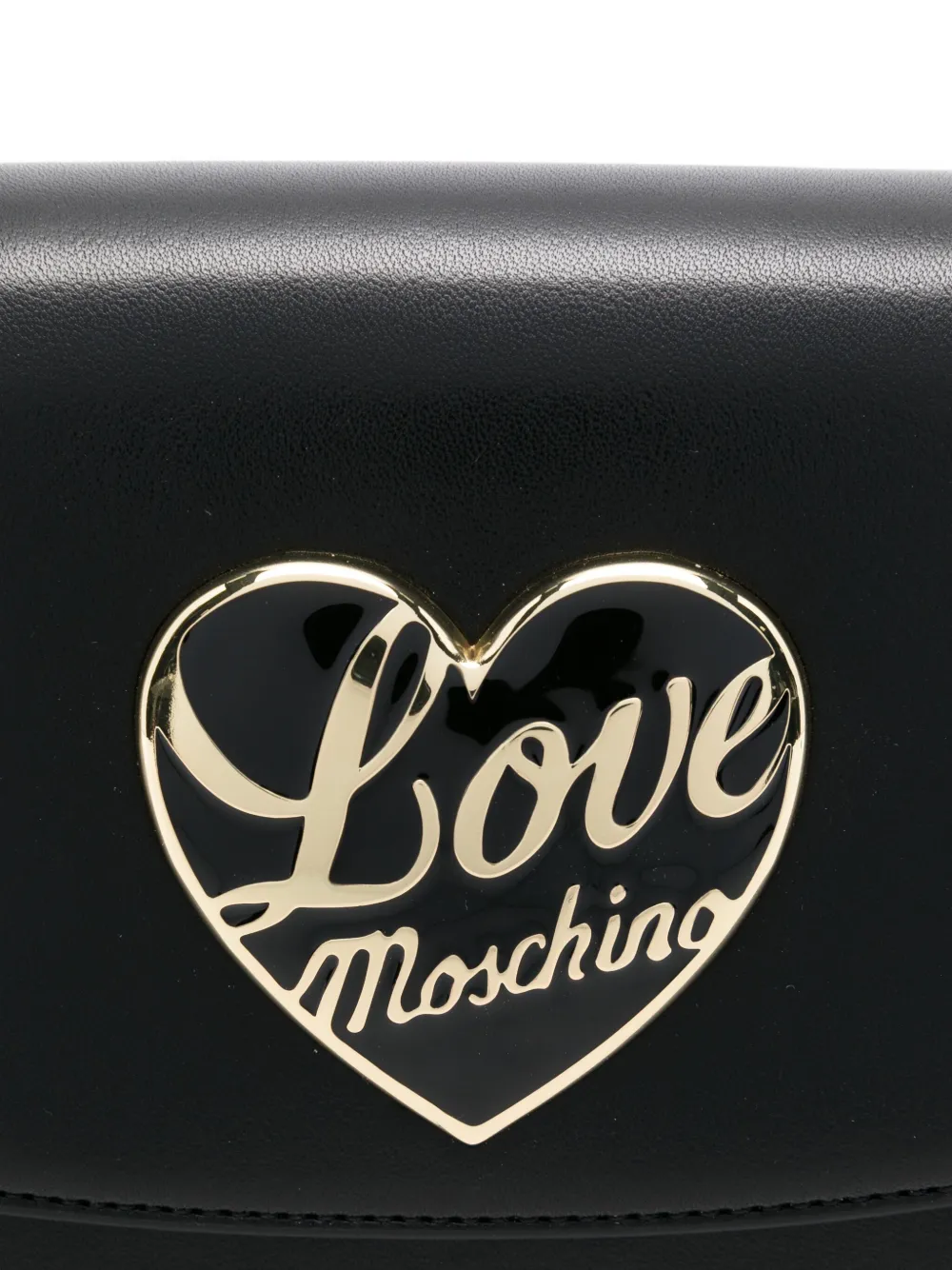 Love Moschino Crossbodytas met hartplakkaat Zwart